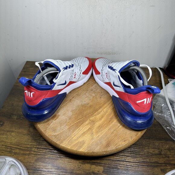 Nike Air Max 270 Shoes Womens Size 8.5 White Red CW5855-100 Athletic Sneakers - Picture 5 of 8